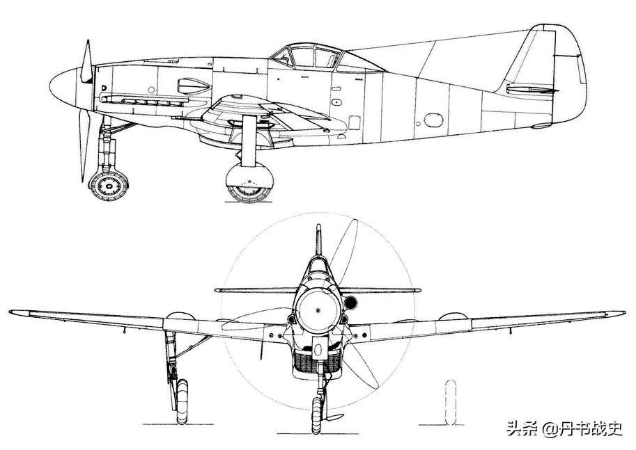原创曾计划用来替代bf109战斗机二战德国me309战斗机