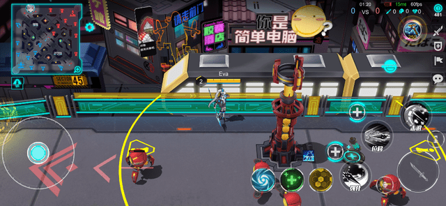 全新赛博朋克风地图场景在尽量降低光污染保证长时间游戏舒适度的同时