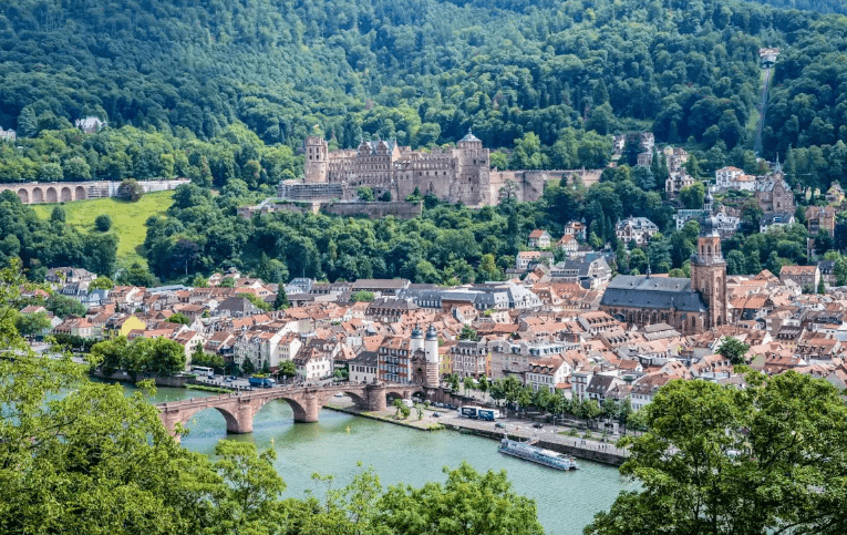 野奢派云游世界寂静的城池海德堡
