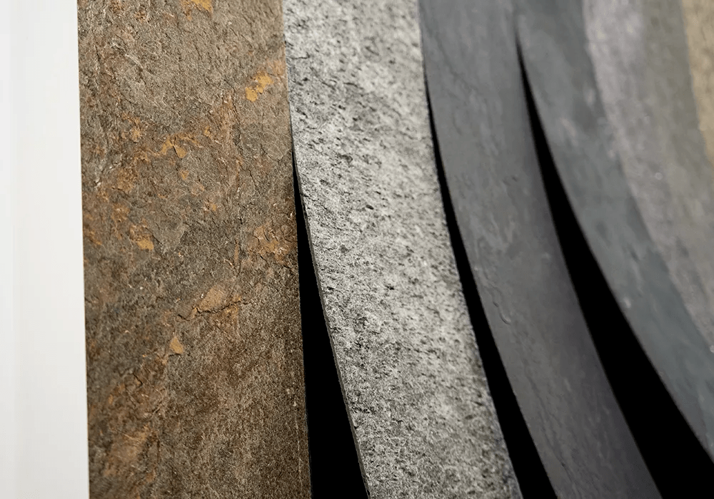 这才是设计师要找的新材料夯土墙板真皮皮雕pu软石超薄石材