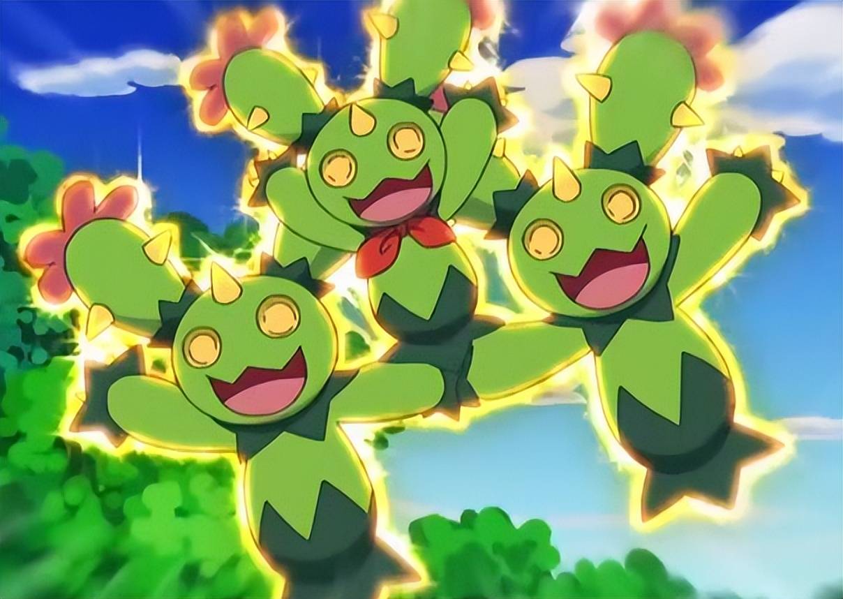 《宝可梦》草系里最敷衍,第五世代还有沙铃仙人掌这种精灵?
