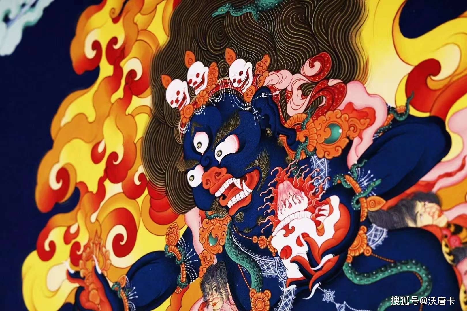 西藏降魔图的来源