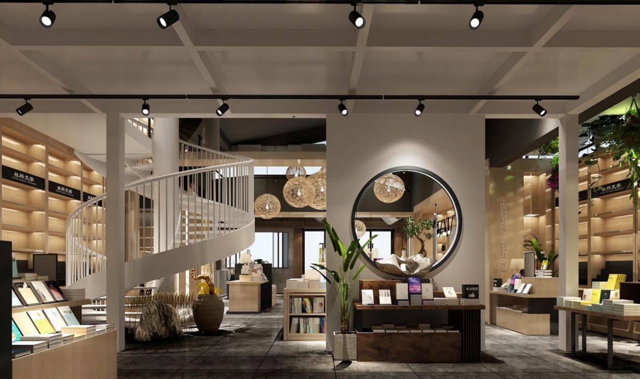 书店整店改造!二手书行旧貌换新颜,打造新中式文化美学空间!