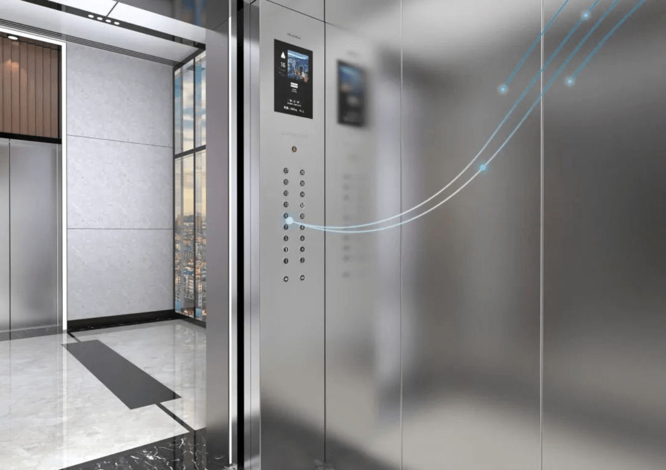 巨人通力46台高品质电梯助力新疆首家5g物联网产业园