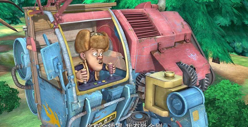 盘点熊出没里光头强的四大技能,他不是一个普通的富二代_巨型机器人