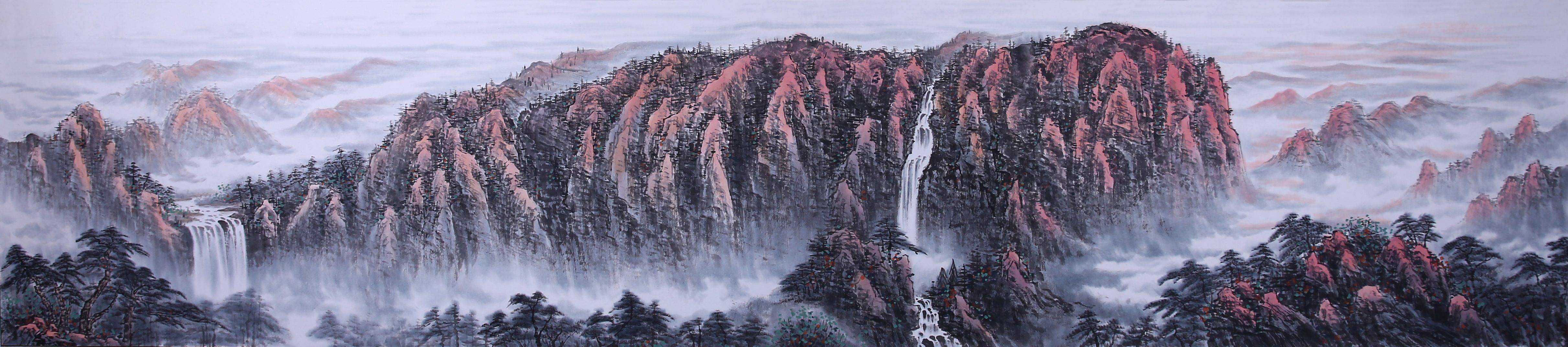 10幅山水瀑布的经典画法错过就很难再找到了