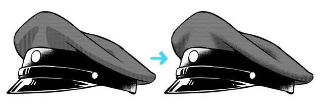 教你帅气军帽的画法教程!_帽子_色调_网屏