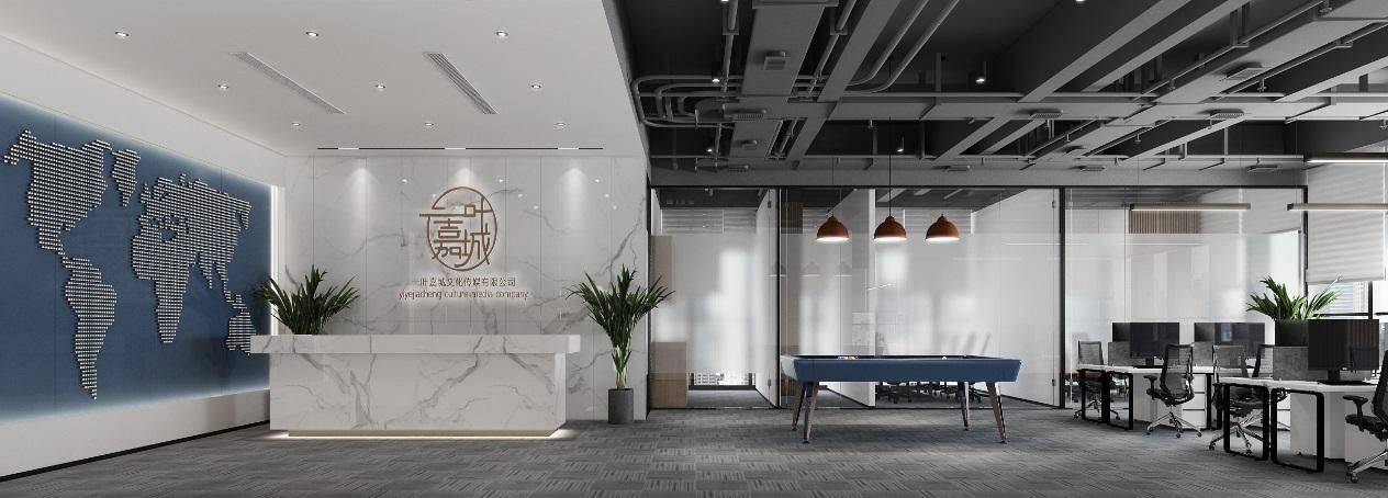 广东办公室装修设计文化传媒公司办公空间文化盛宴
