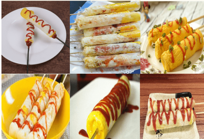 最新火爆小吃项目蛋包肠鸡蛋烤肠技术视频干货