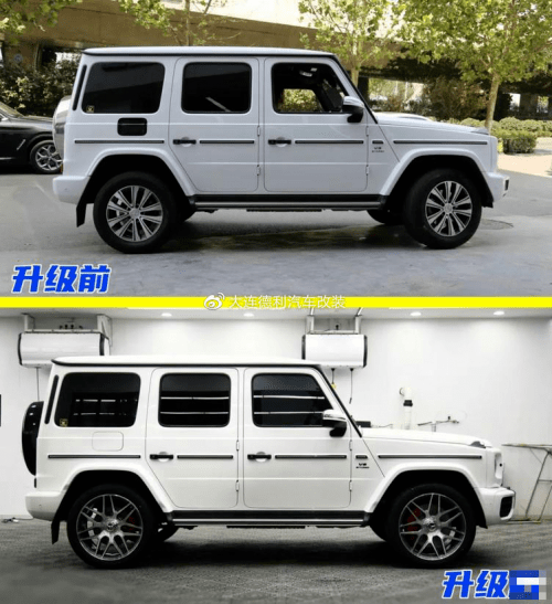 奔驰g350g500升级改装g63包围amg刹车卡钳大连德利汽车改装