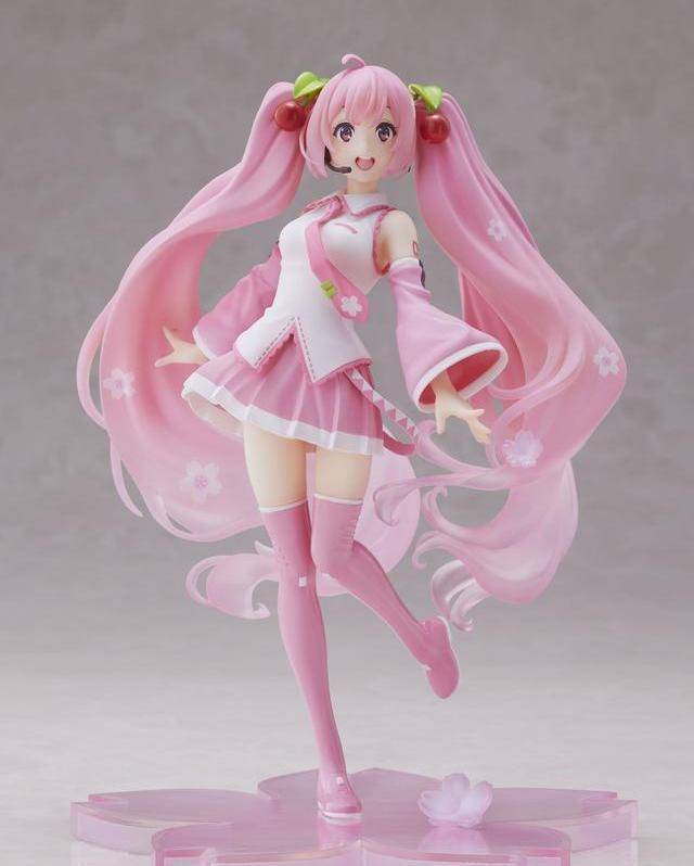 "樱初音"最新手办公开,粉红色的双马尾太可爱了!