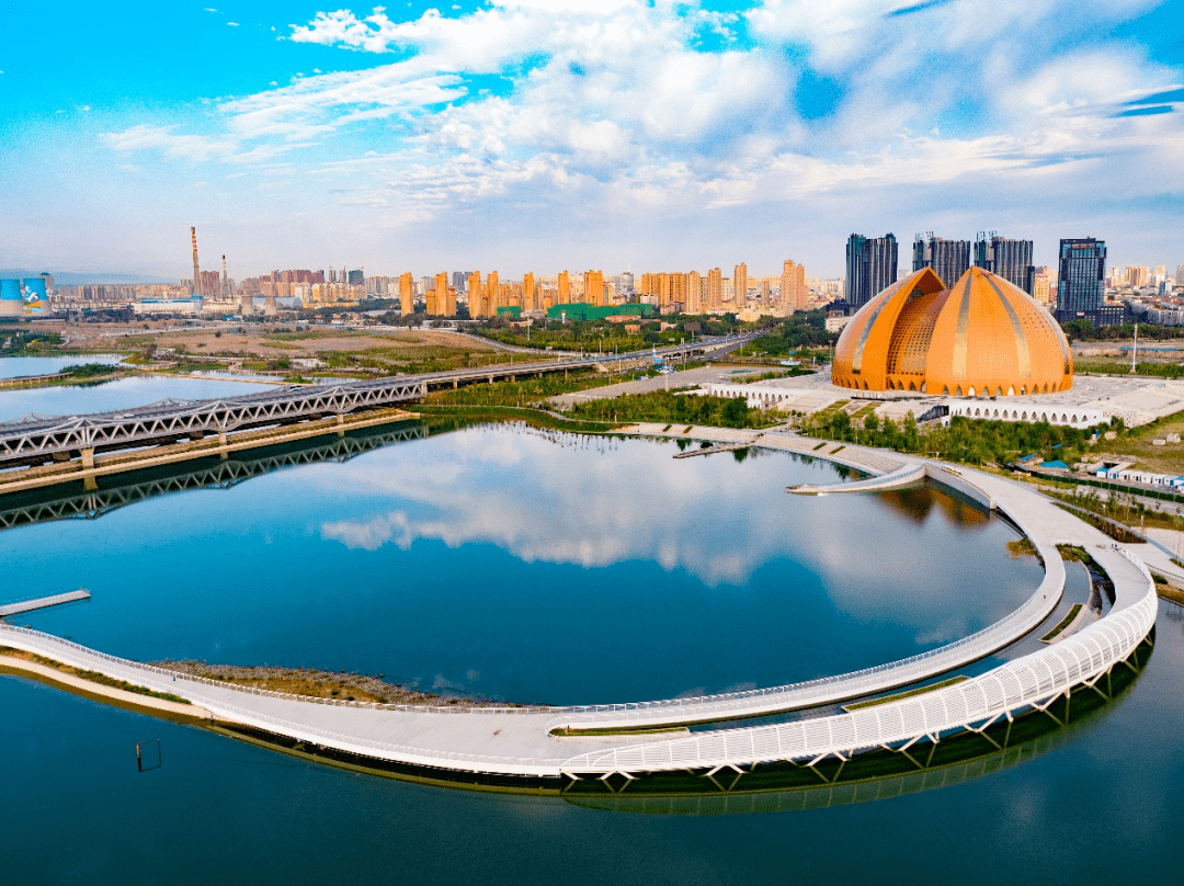 头屯河景观带图片