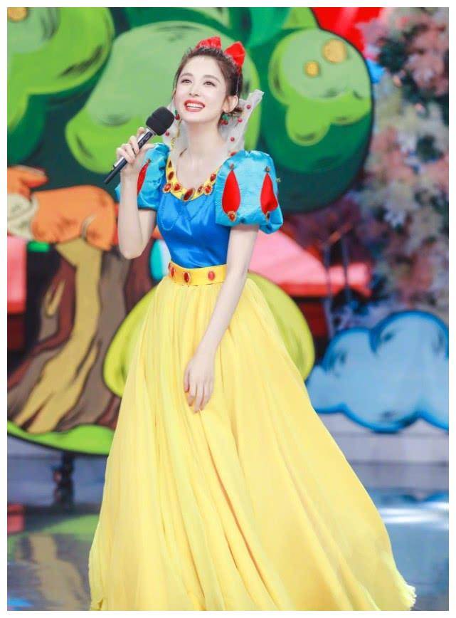 古力娜扎扮相童话人物白雪公主,美到窒息,网友:人间仙女了!
