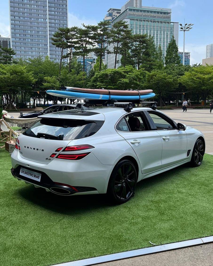 小众车型造型一般有回头率全新捷尼赛思g70猎装版