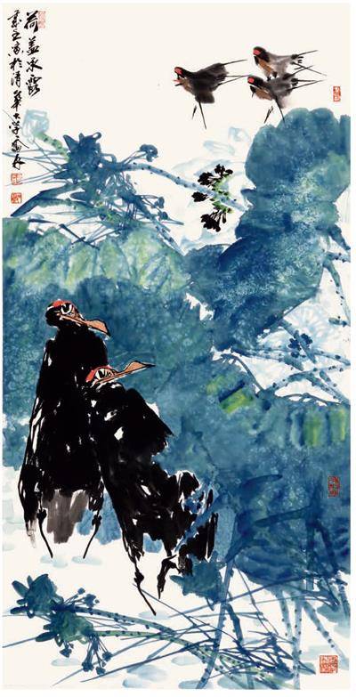 名家在线著名画家乔森把境与意融入大写意缔造花鸟创作之美