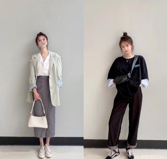 150cm左右的小个子女生,春季穿搭记住这3点,轻松视觉显高!