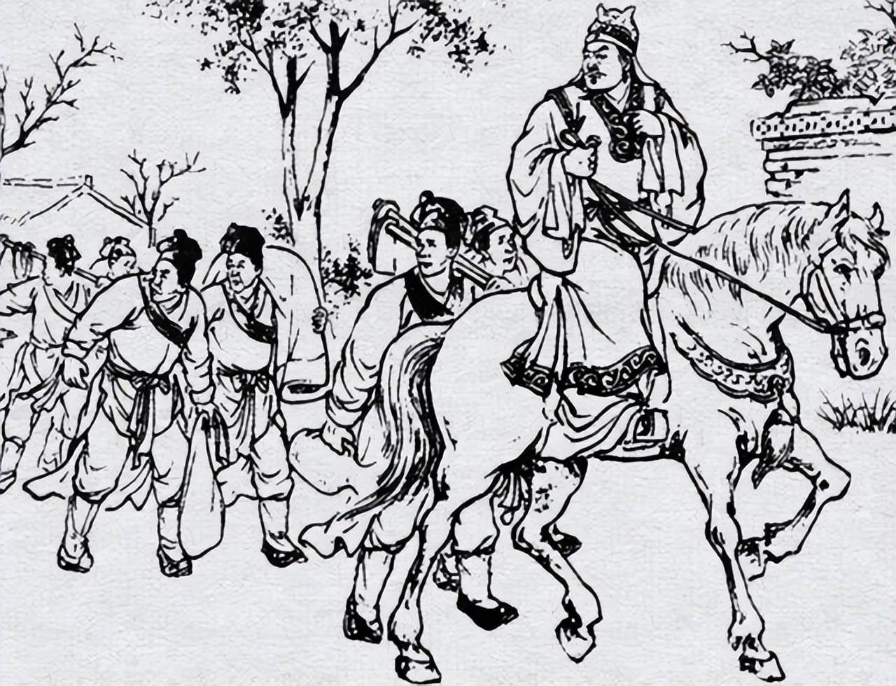 原创民间故事信士与镖师同行路遇山贼而祈告贼首呼喊看天上