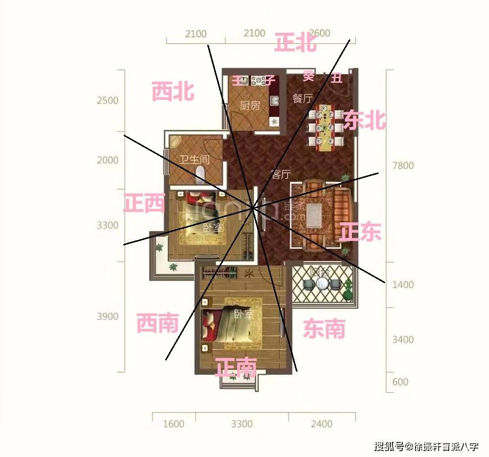 高层住宅户型图分析_方位_灶台_事业