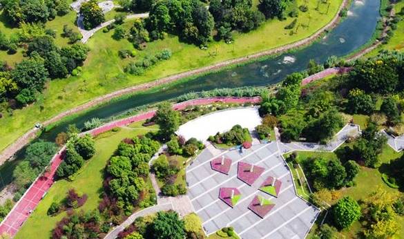 又一城市公园落户连云港，占地面积为7公顷，预计今年6月底建成