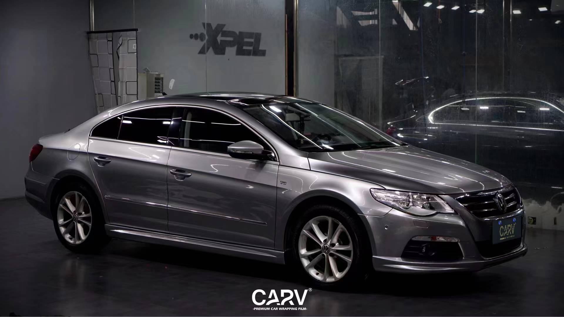 大众cc卡孚改色膜白金gt银,让人"毫无抵抗力"的颜色_搜狐汽车_搜狐网