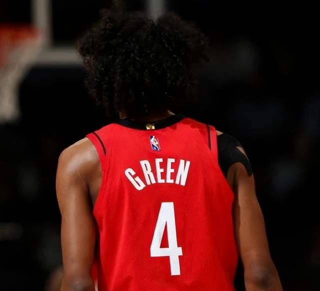 火箭新基石格林出战野球赛,谢谢你库里_杰伦_训练_球迷