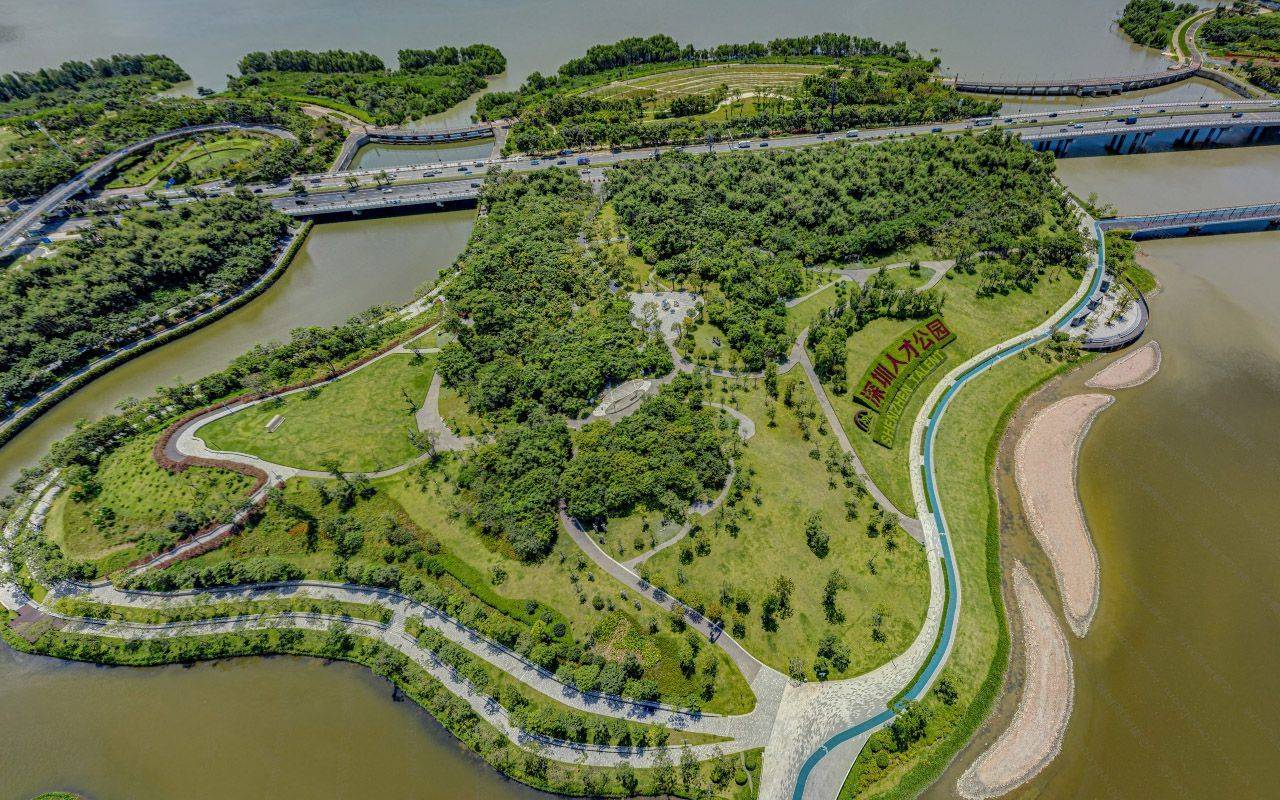 航拍南山区九个公园相关全景vr解读