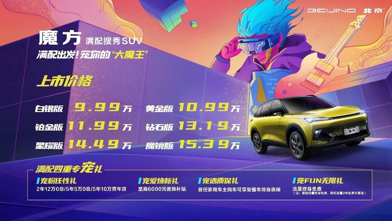 365bet体育网址:车圈“大魔王”全新上市北京汽车魔方带给年轻人颠覆式智能体验