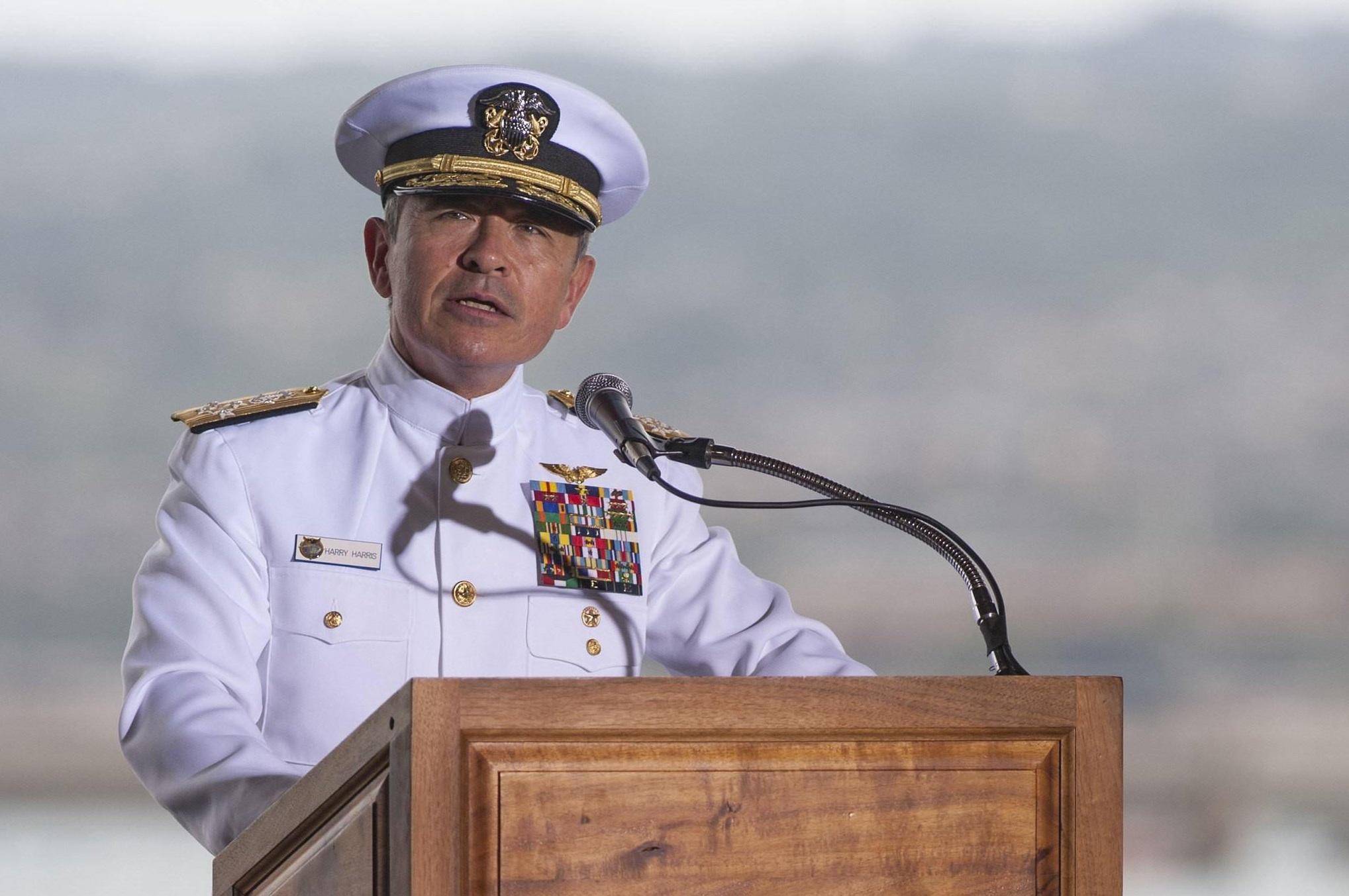 原创哈里斯美国海军首位日裔上将曾叫嚣今晚开战现状如何