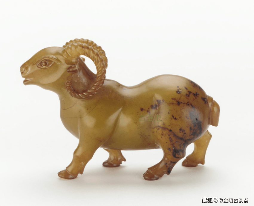 古代玉羊 ,真香 !_馆藏_青玉_美国