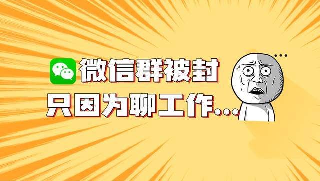 微信群被封,只因在群里聊了工作?_违规_反馈_过段时间