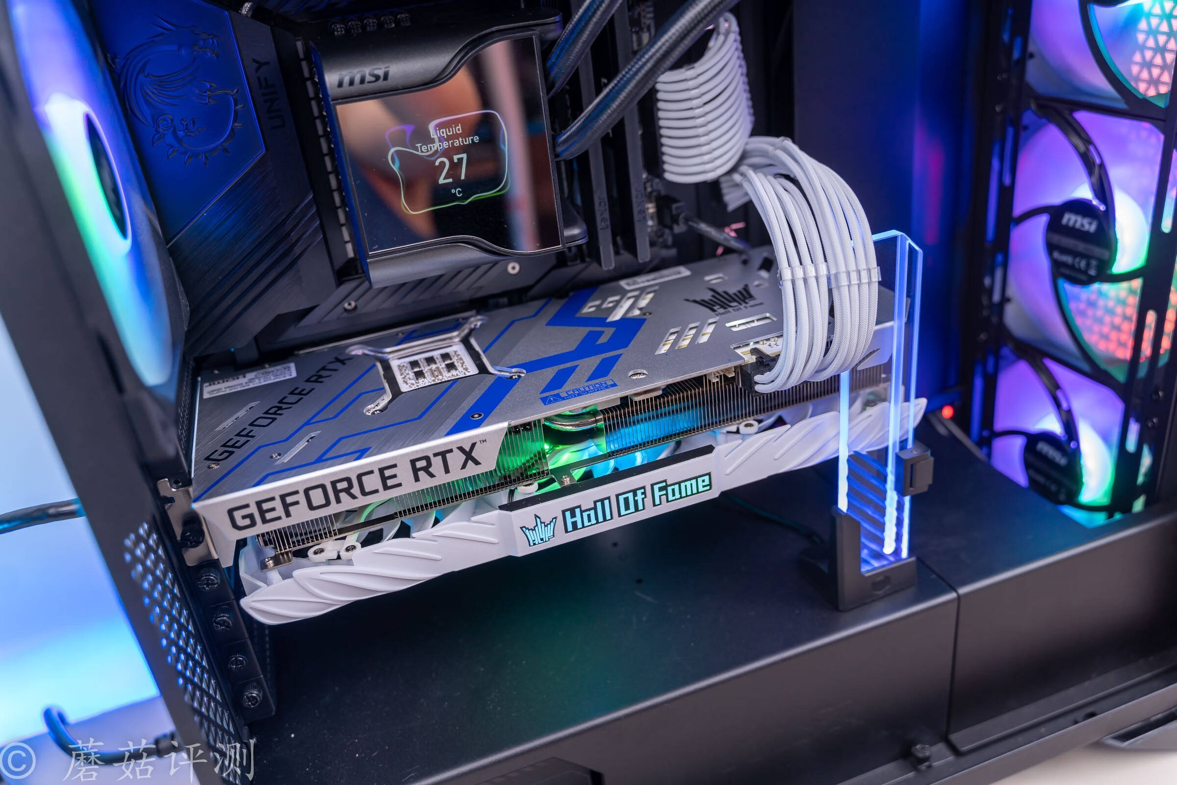 白色主题主机装机必备显卡,影驰rtx3080 10g hof pro显卡 评测_散热