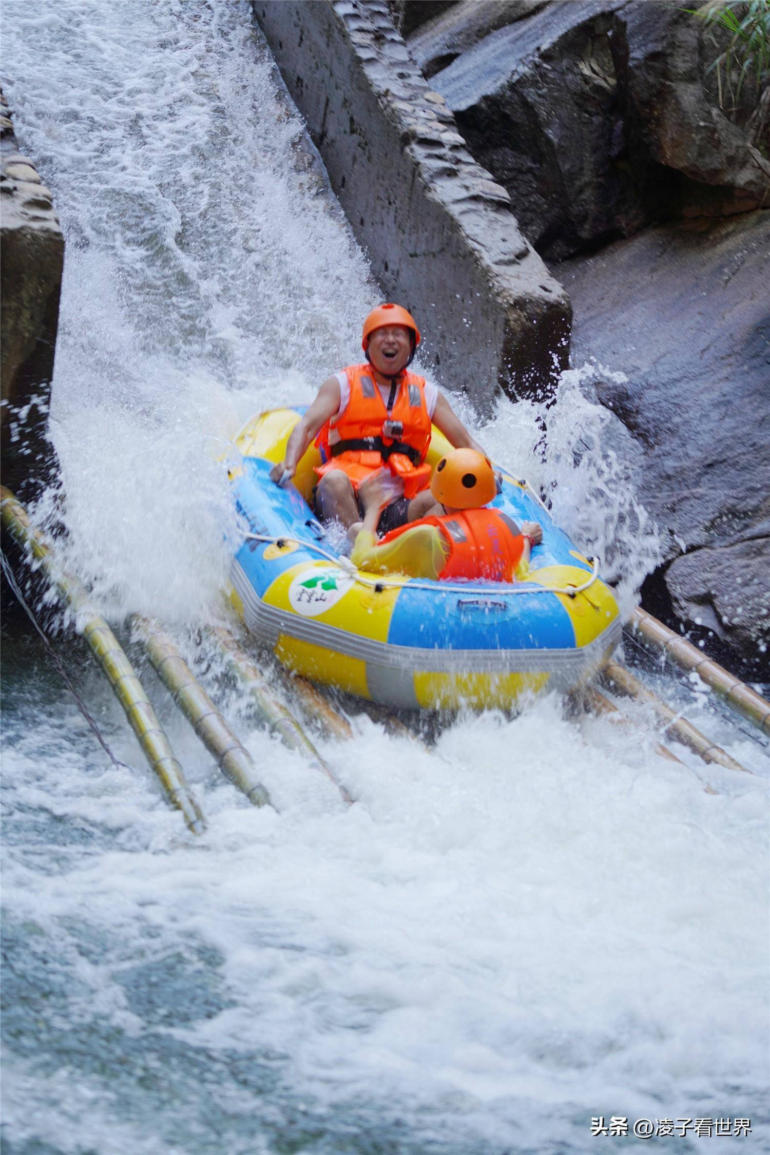 福建邵武云灵山峡谷漂流云灵湖玩皮划艇4天3晚还没有尽兴