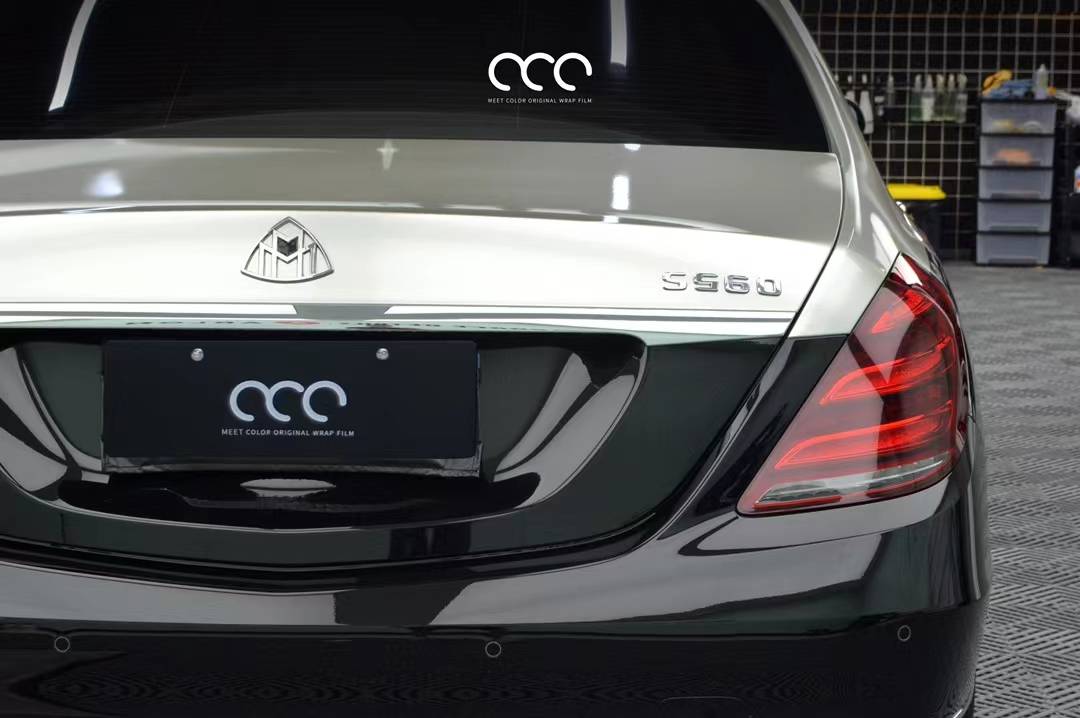 奔驰s560漫彩改色膜迈巴赫香槟金,高雅迷人的感觉_搜狐汽车_搜狐网