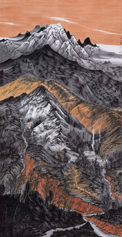 国画名家丨王玉山:用传统笔墨绘就新时代画卷_中国美协_作品展_全国