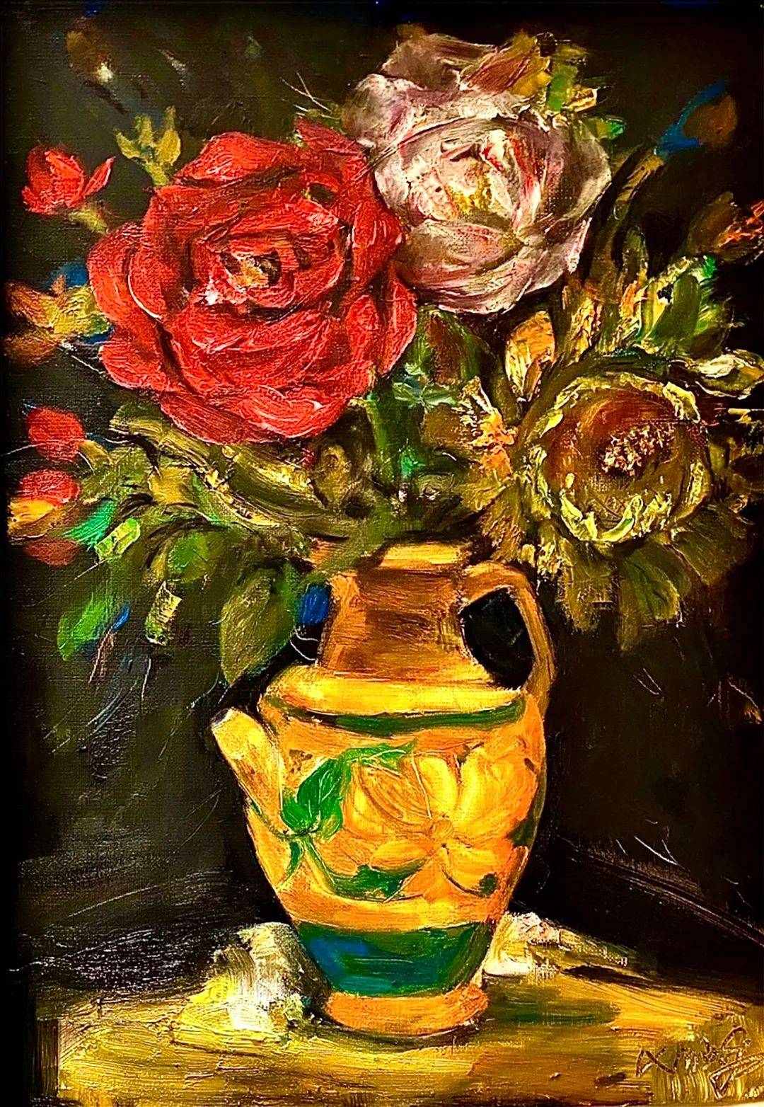 许明:画家与画_cm_油画_作品