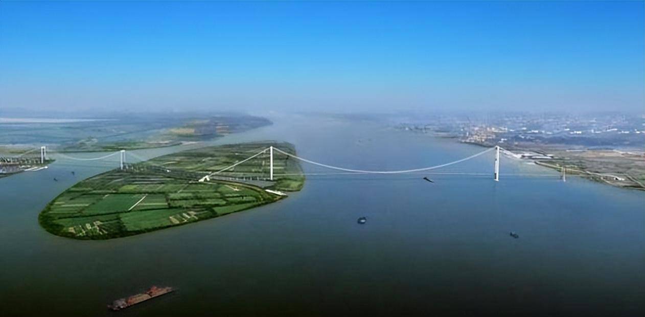 江苏这座长江大桥厉害了,做到一桥连三市,跨江段长度达7.