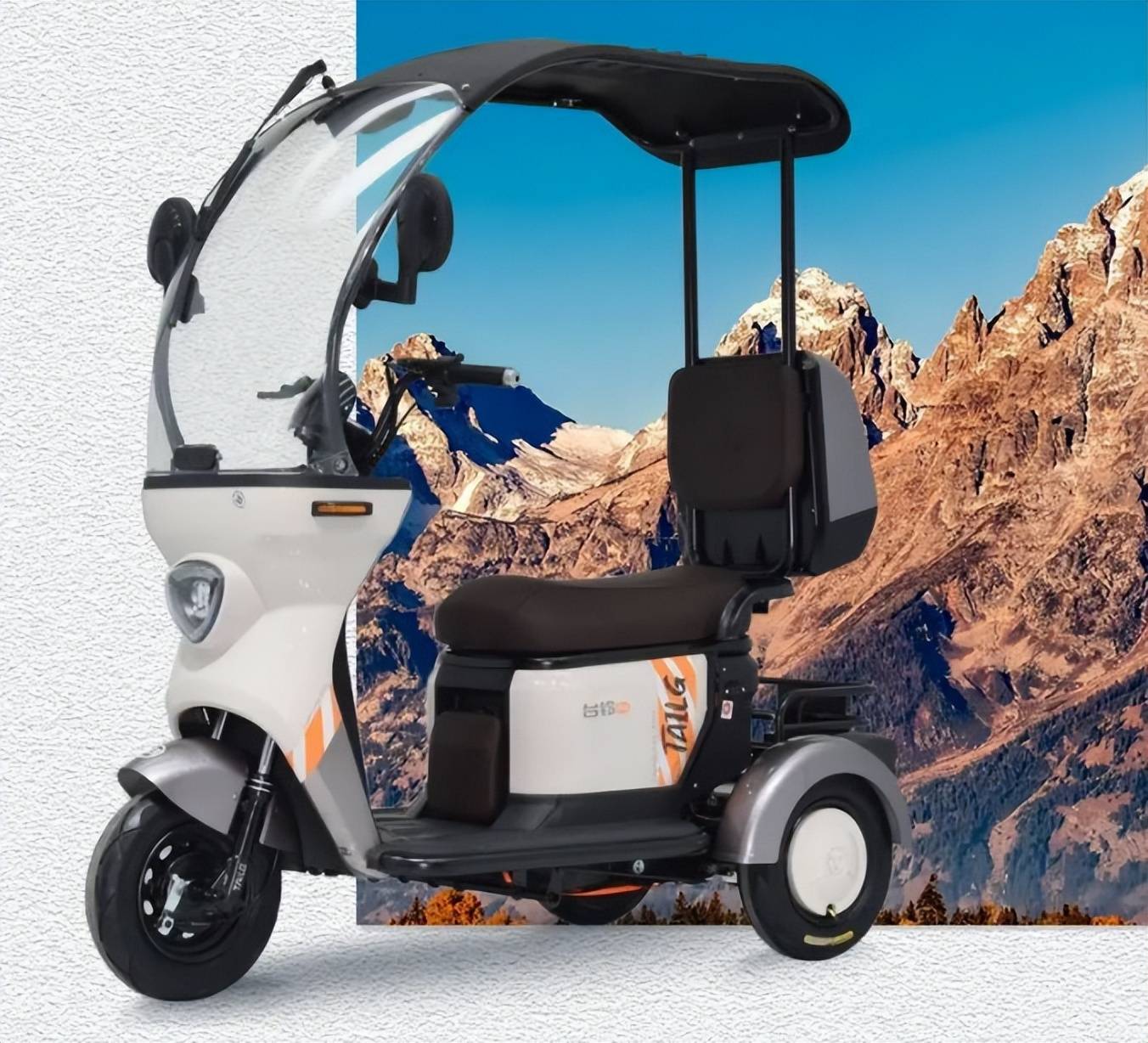 台铃n3这款新一代的接娃电动小三轮车,是一款适合60~80岁老年人使用的