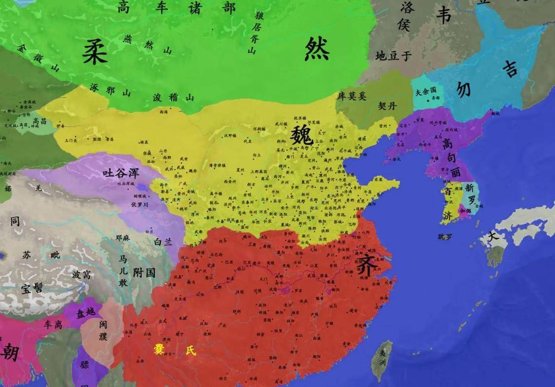 557年11月16日陈朝建立_刘宋_山东地区_东晋