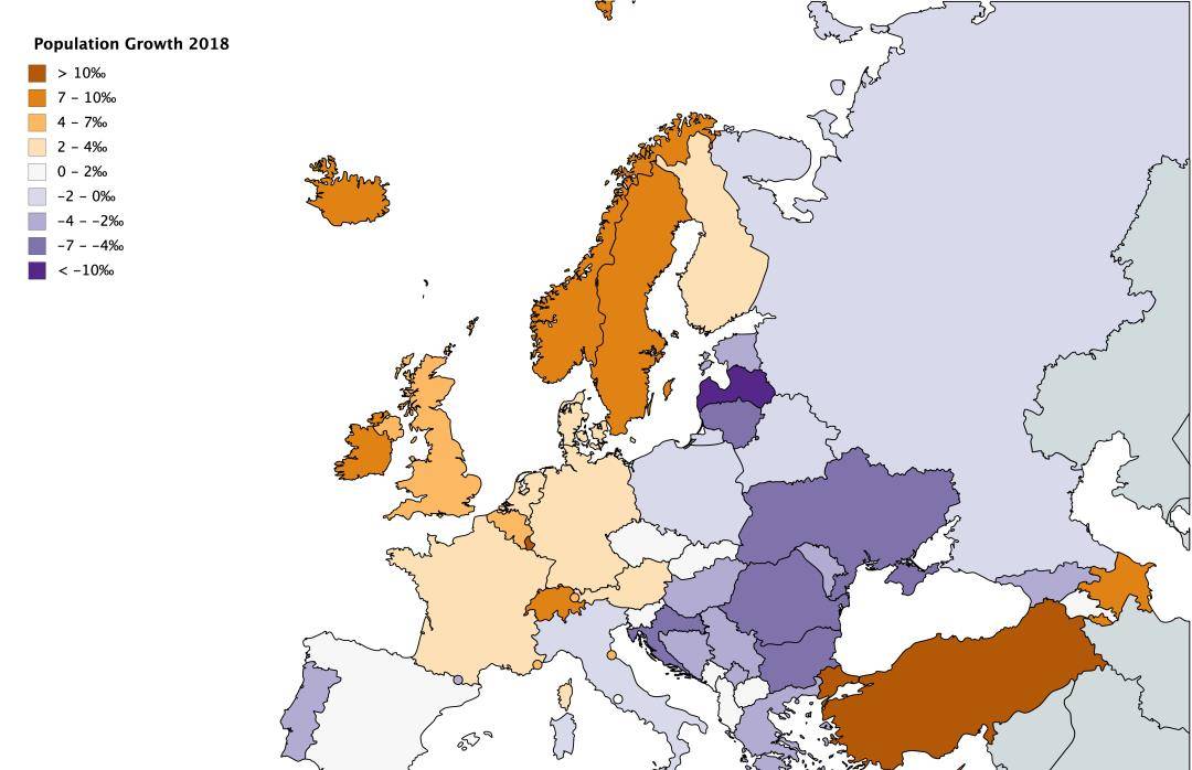 欧洲东部人口图片