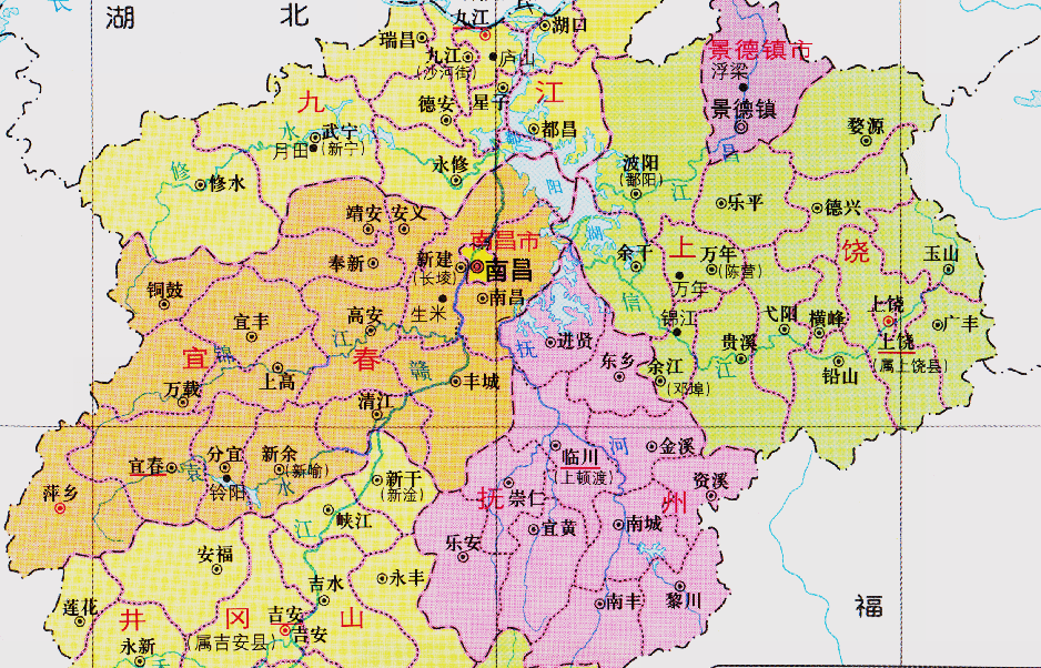 抚州市的区划变动,江西省的重要城市,为何有11个区县?_专区_管理_地区