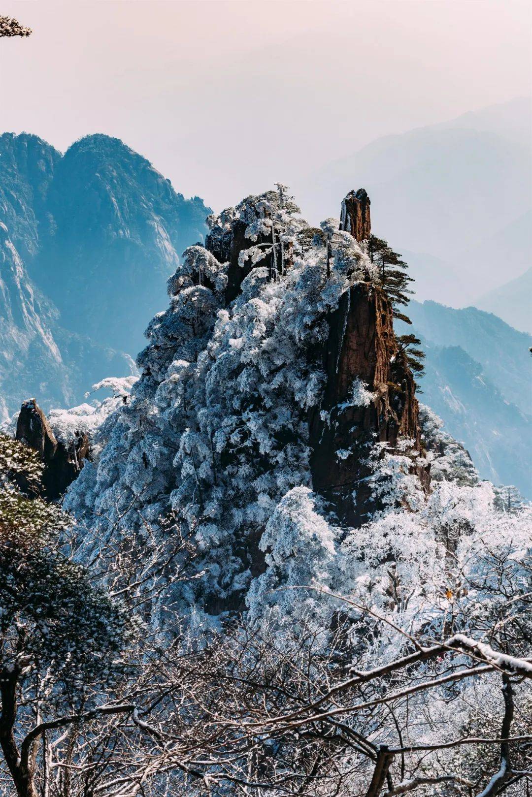 你看过黄山的冬景吗?_温泉_云海_地点