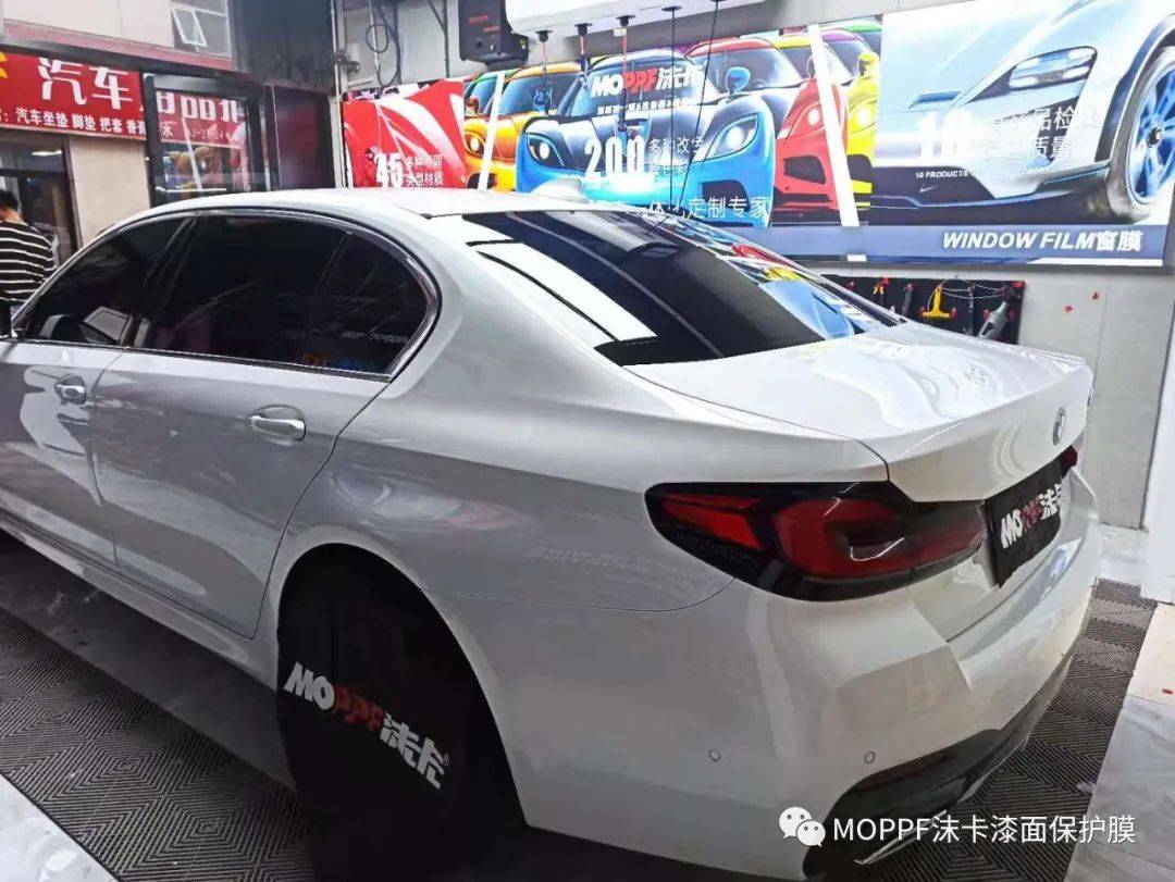 宝马525li 沫卡隐形车衣,爱车贴沫卡 · 天天开新车