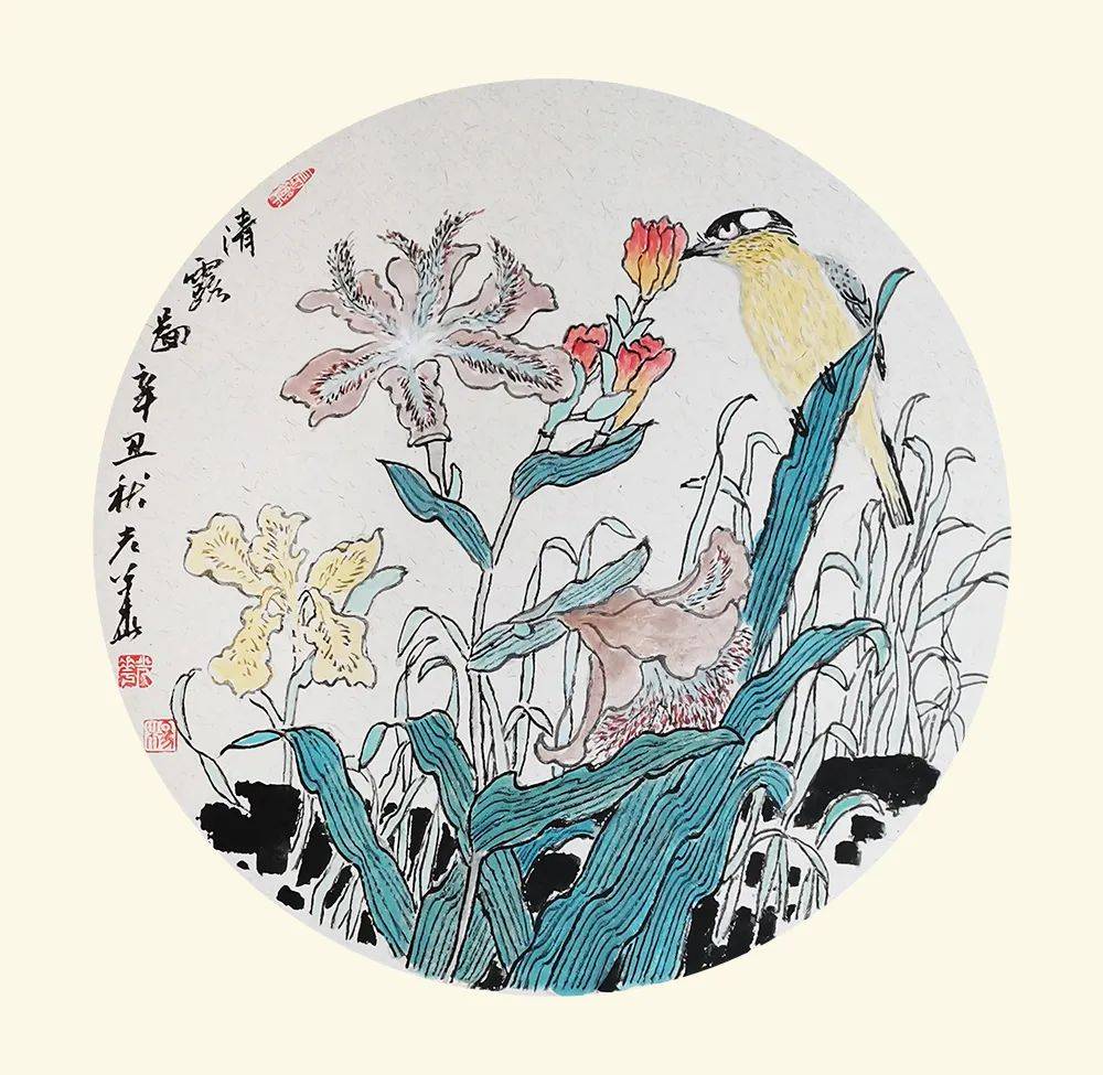 【画家简介】杨光华,中国当代著名花鸟画家,师从中国〈97〉百杰,著名