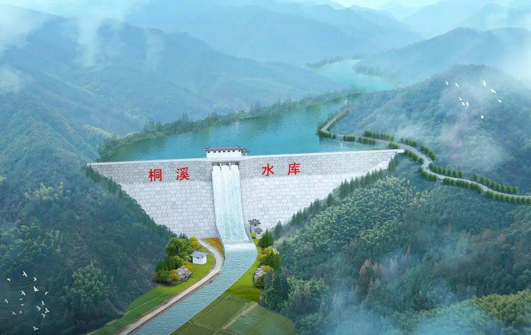 桐溪水库项目建成后适应当前生态,旅游,经济发展的需要,以自然山水