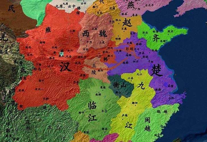 楚汉之争:项羽深陷齐地,刘邦兵出函谷关,抄了项羽老家_张耳_彭城_司马