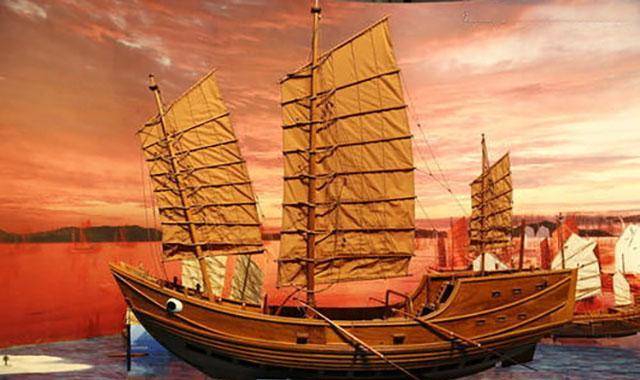 借风行船,乘风破浪,古代人对帆的使用由来已久_桅杆_风力_技术