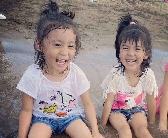 贾静雯晒照为6岁咘咘庆生,梧桐妹惊喜现身,二公主最幸福_修杰楷_妹妹