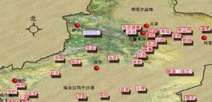 春秋战国新疆地理:西域36国,丝绸之路以及周穆王和西王母的传奇_一带