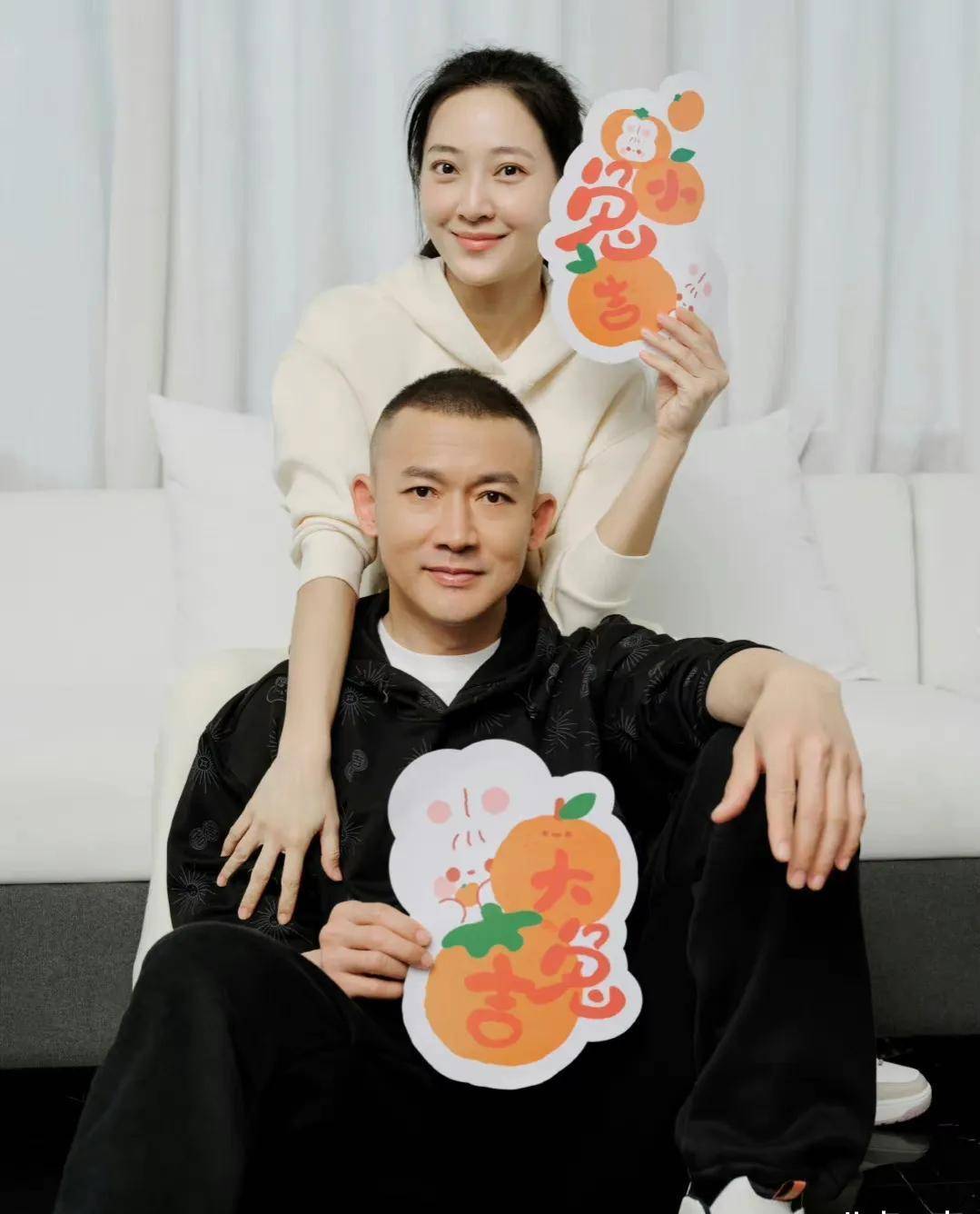 44岁聂远喜当爹,晒出一家四口幸福合照,二宝性别尚不明确_秦子_广大