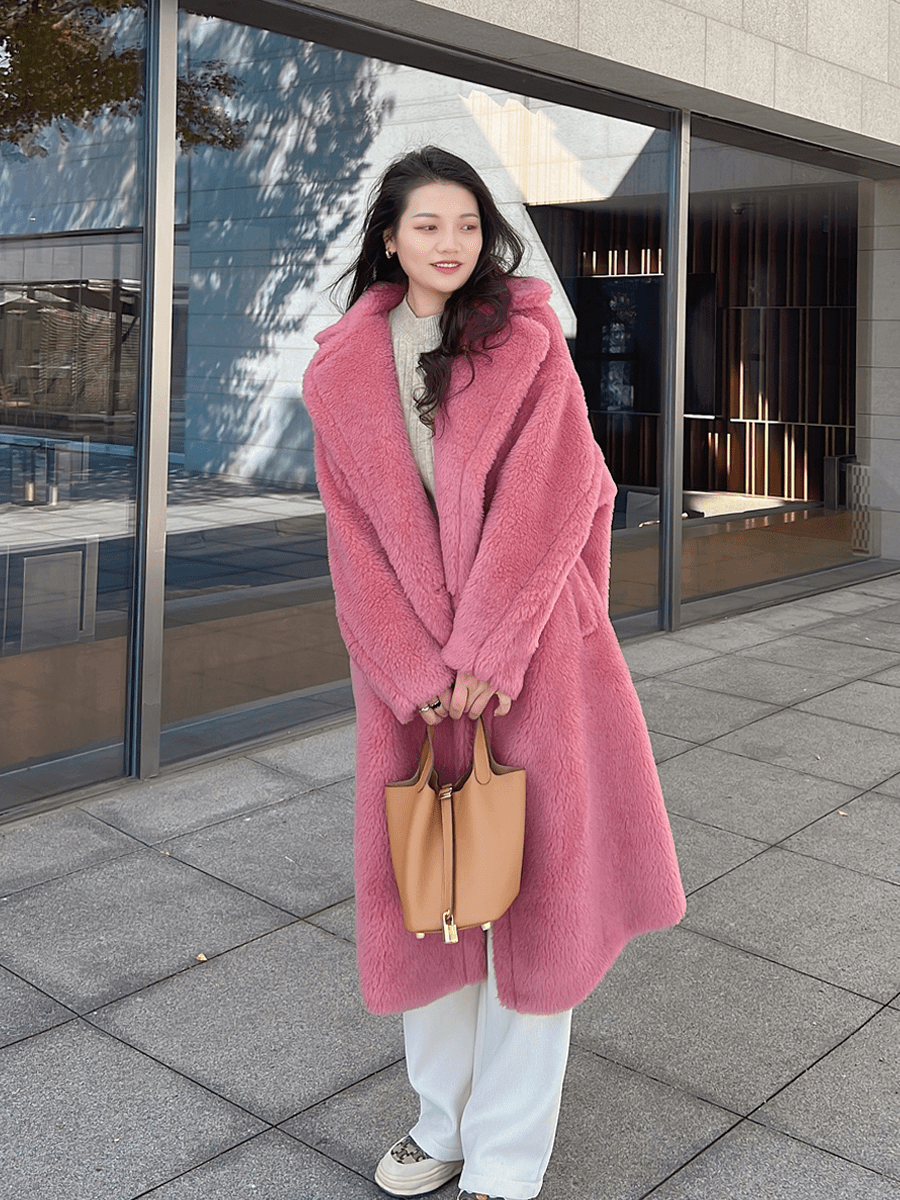 比皮草环保,比大衣保暖,今年流行泰迪熊大衣,大方显瘦又气质_外套